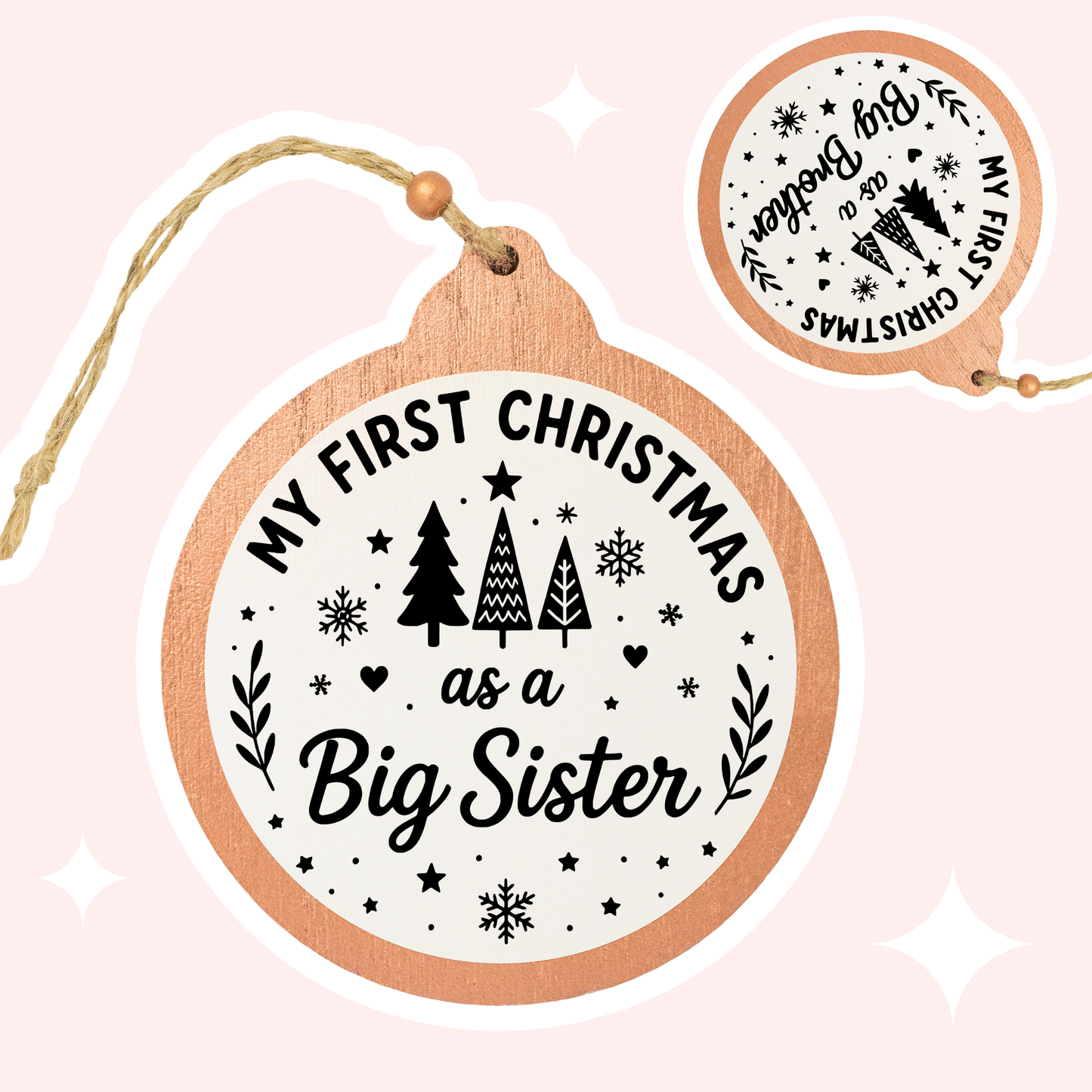 Our First Christmas Ornament SVG Bundle, Christmas Ornament SVG for Cricut, First Christmas in New Home Engaged Baby Parents Svg, Digital Download