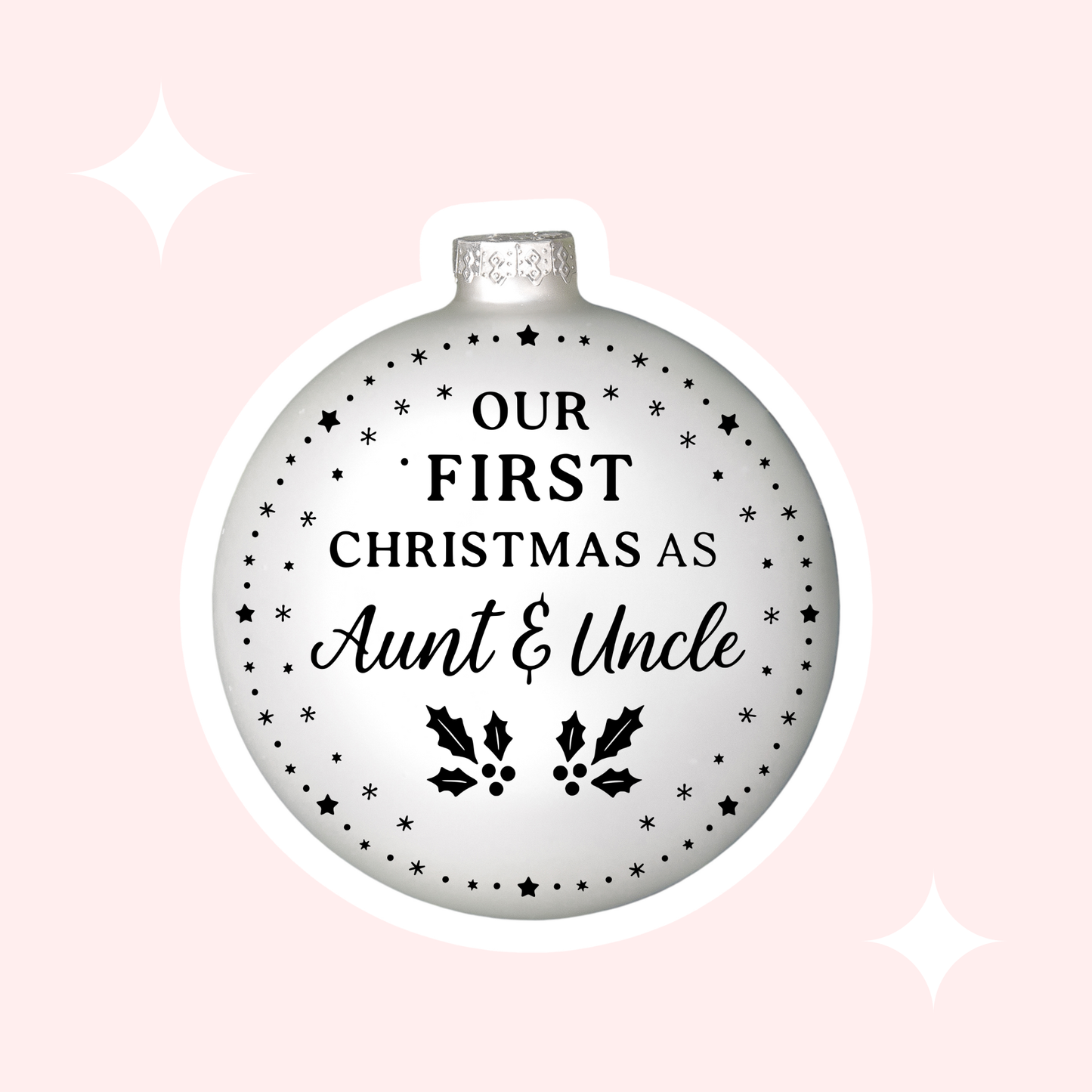 Our First Christmas Ornament SVG Bundle, Christmas Ornament SVG for Cricut, First Christmas in New Home Engaged Baby Parents Svg, Digital Download