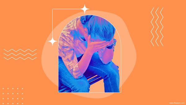 Person in distress, symbolizing self-love during difficult times and the importance of mental well-being.