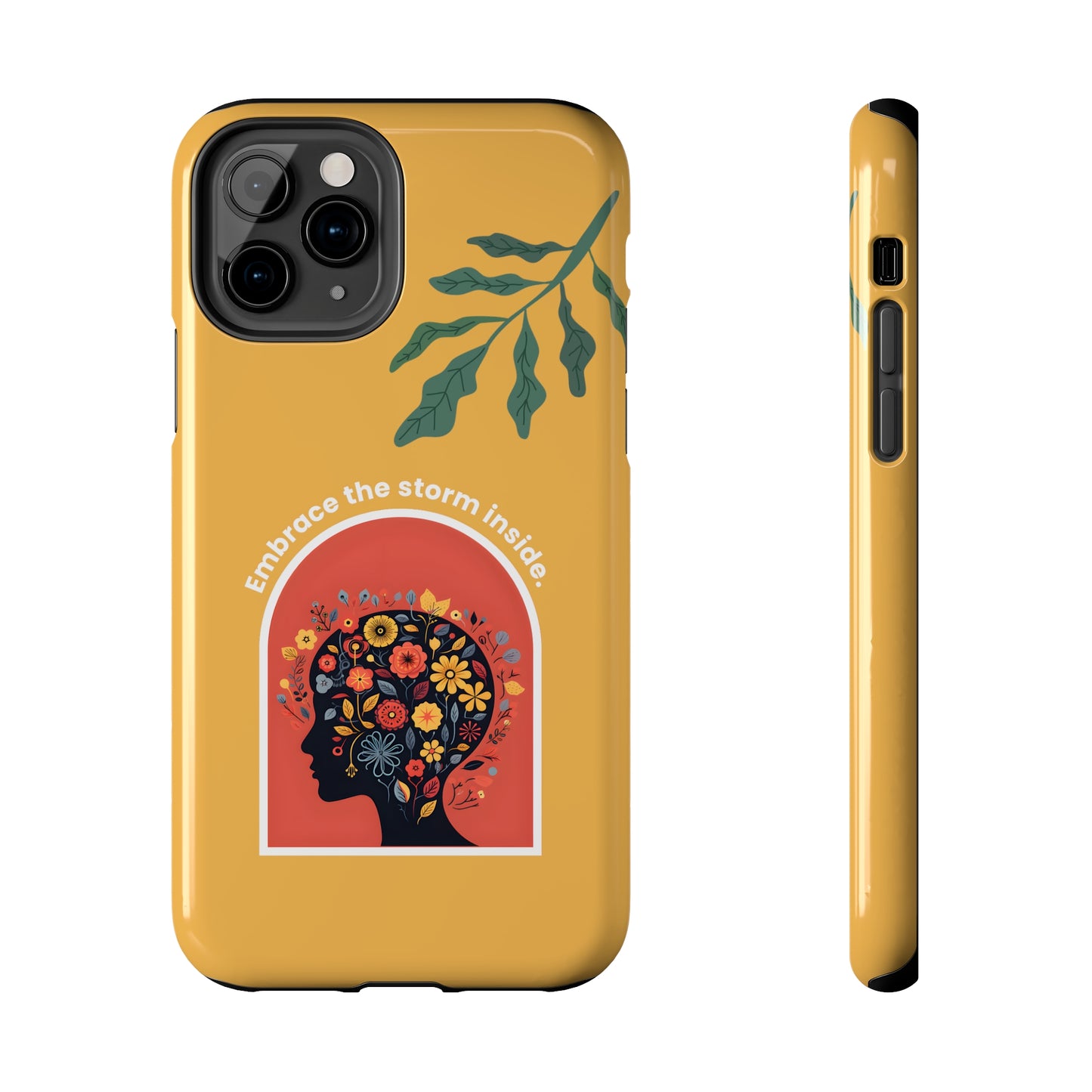 Embrace the Storm Inside Inspirational iPhone Case