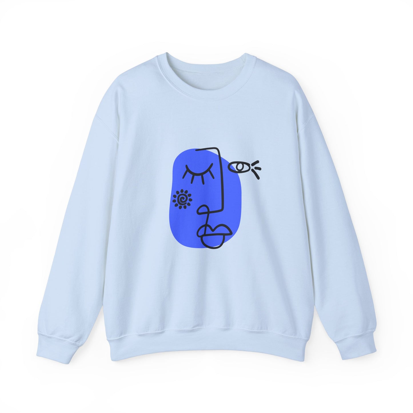 Modern Art Minimalistic Unisex Heavy Blend™ Crewneck Sweatshirt