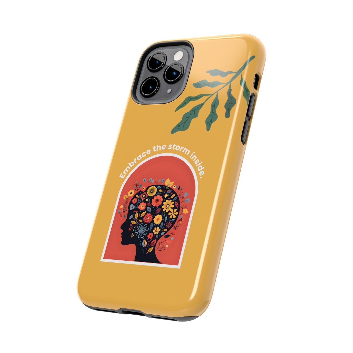 Embrace the Storm Inside Inspirational iPhone Case