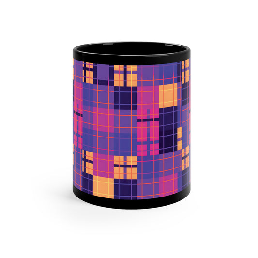 Christmas black plaid 11oz Mug