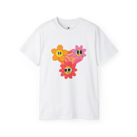 Retro Flowers Unisex Ultra Cotton T-shirt