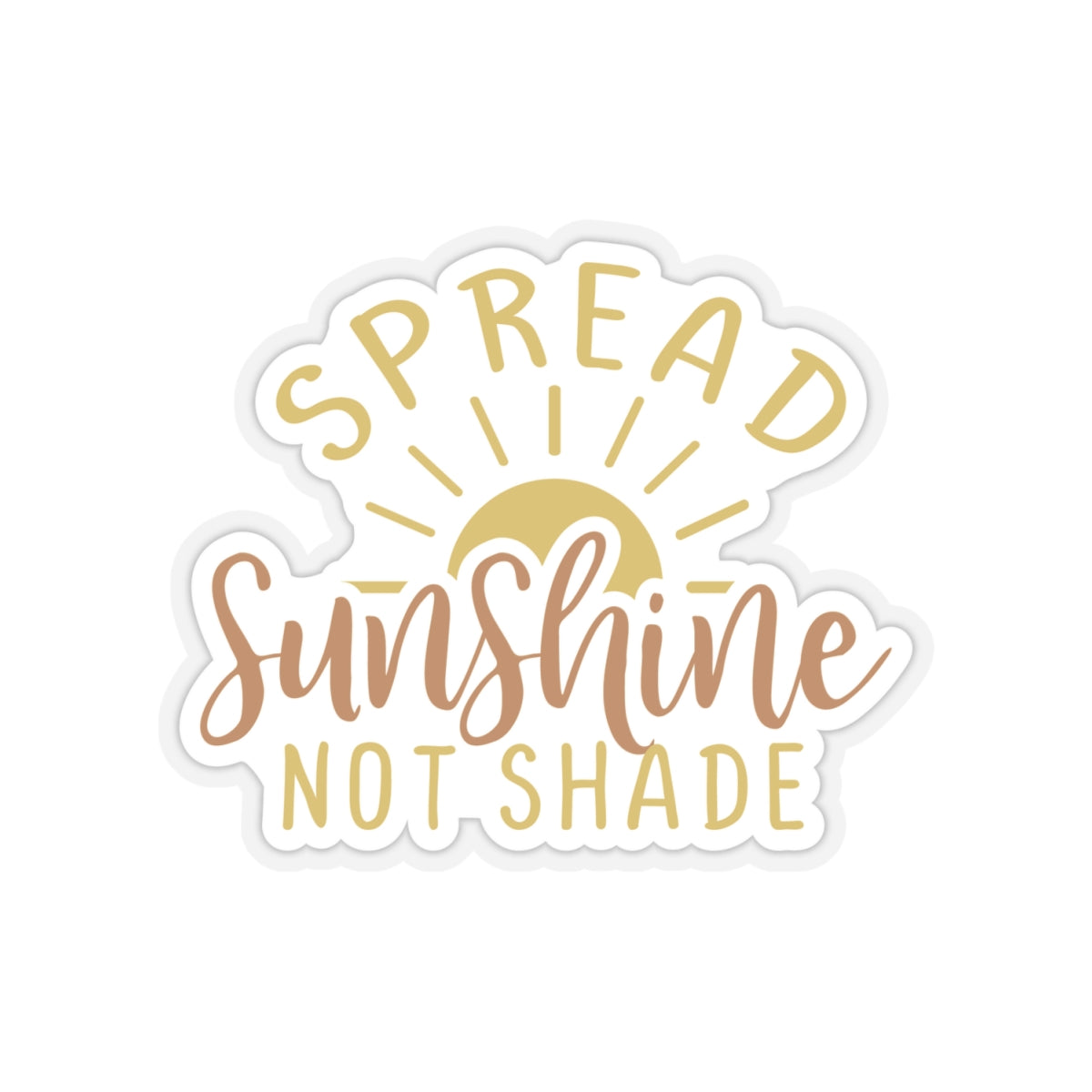 Spread Sunshine Kiss-Cut Sticker