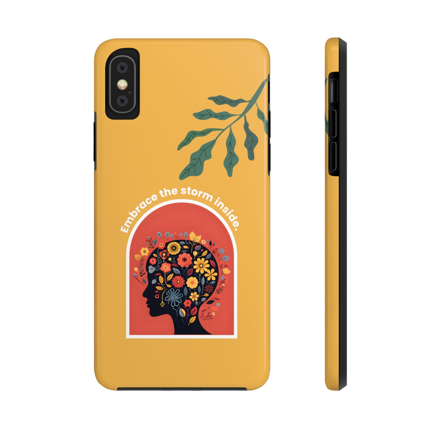 Embrace the Storm Inside Inspirational iPhone Case