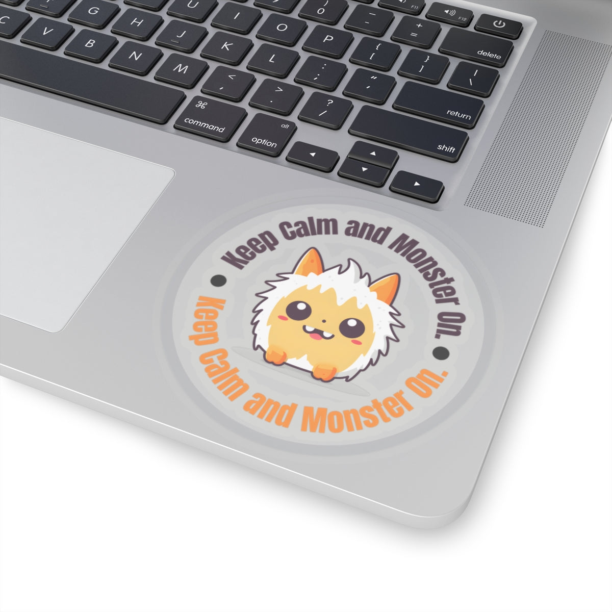 Keep calm and monster on Kiss-cut Stickers