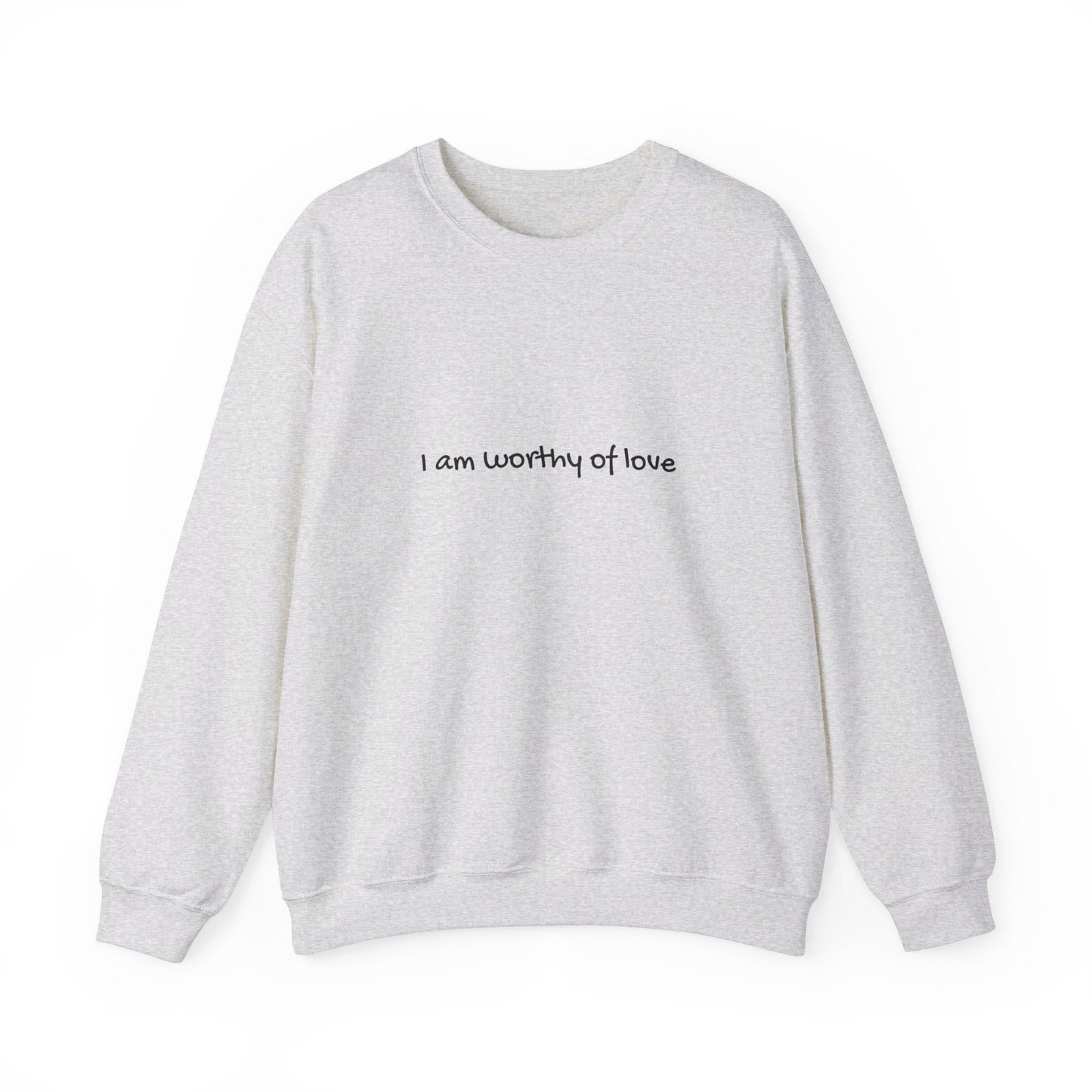 I am worthy of love Unisex Heavy Blend™ Crewneck Sweatshirt