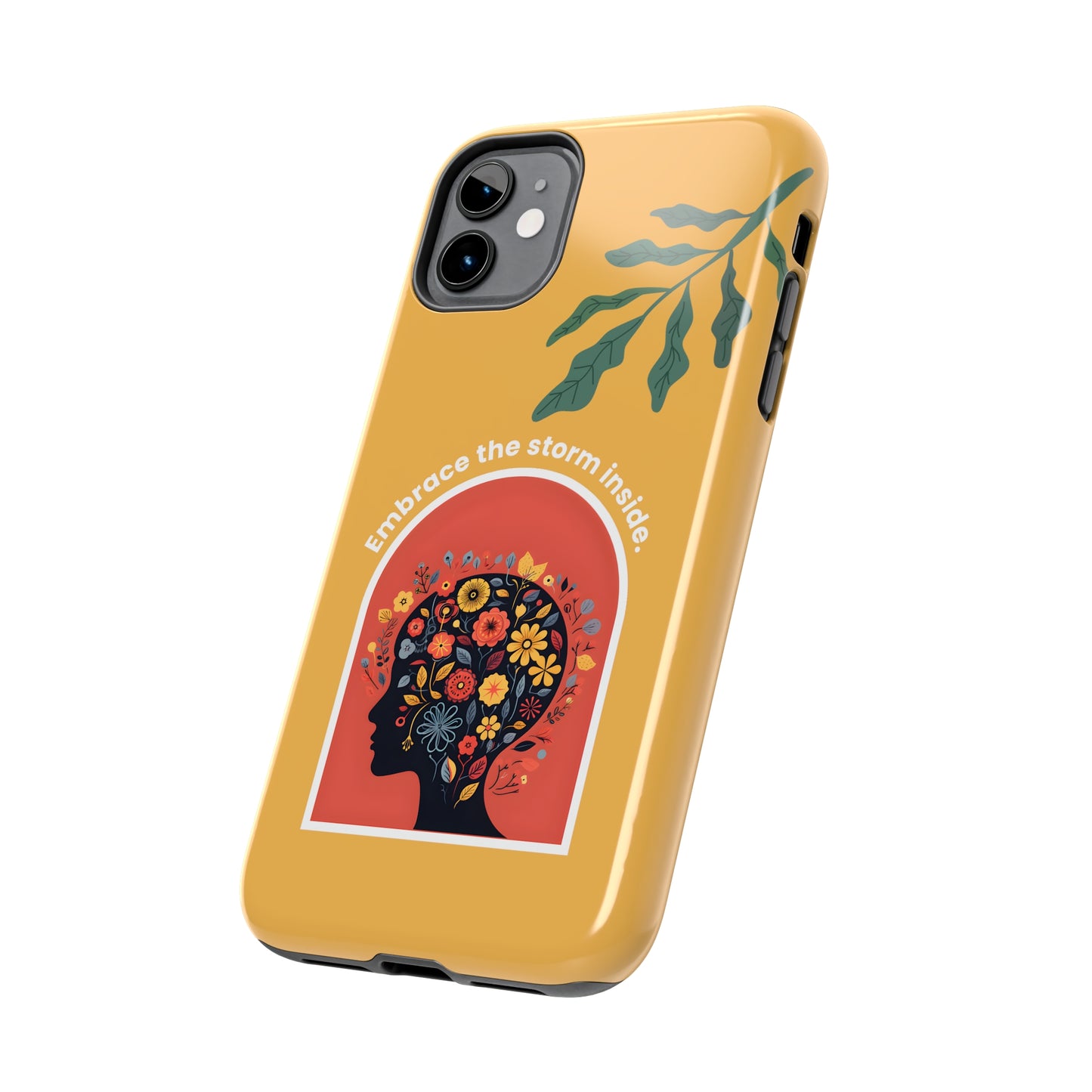 Embrace the Storm Inside Inspirational iPhone Case