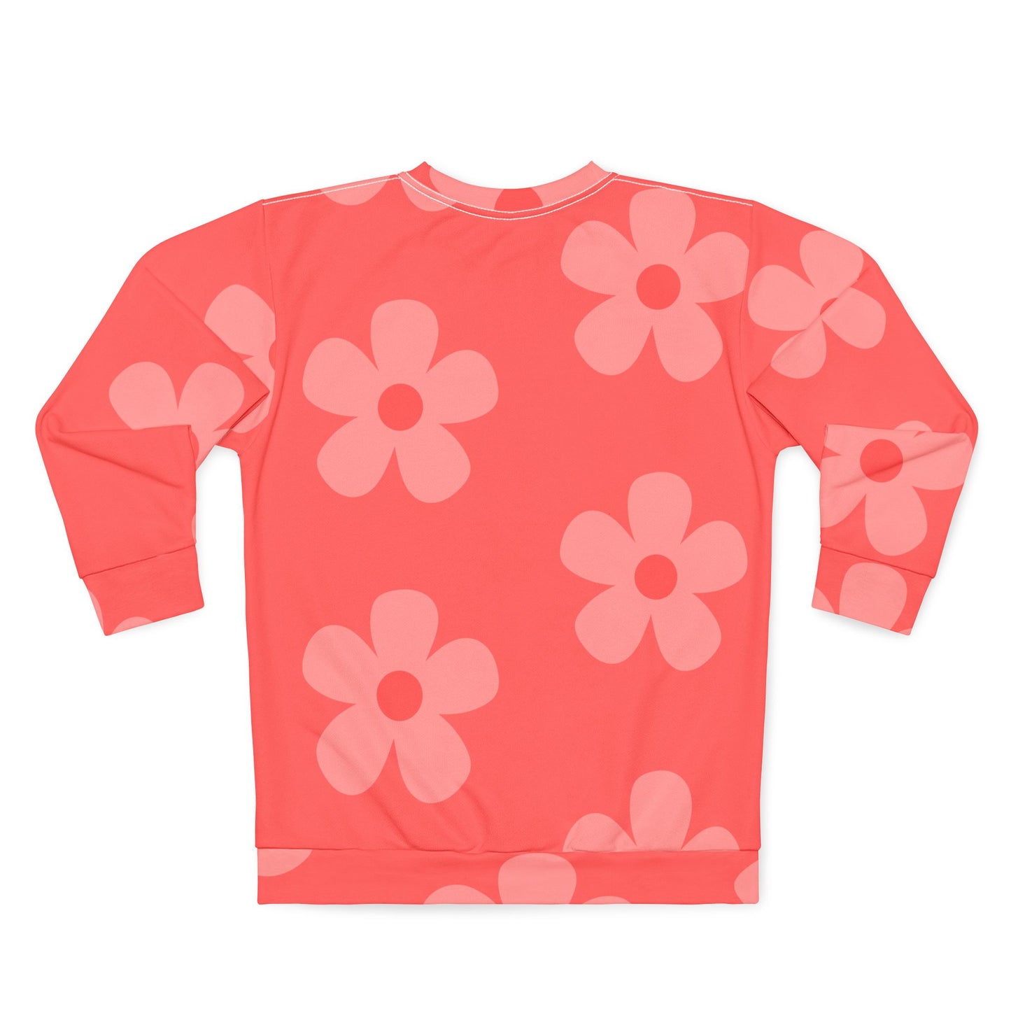 Red Floral Unisex Sweatshirt