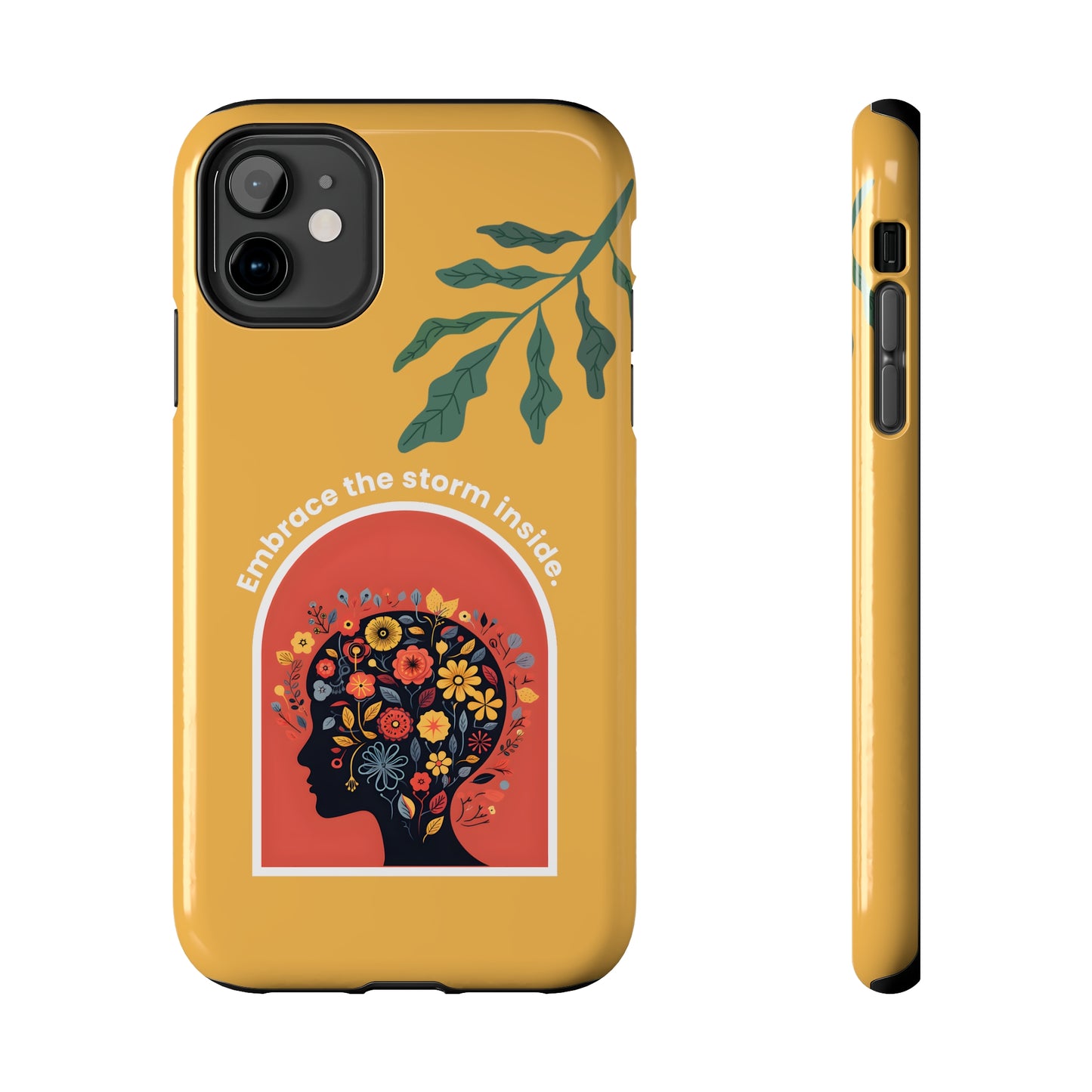 Embrace the Storm Inside Inspirational iPhone Case