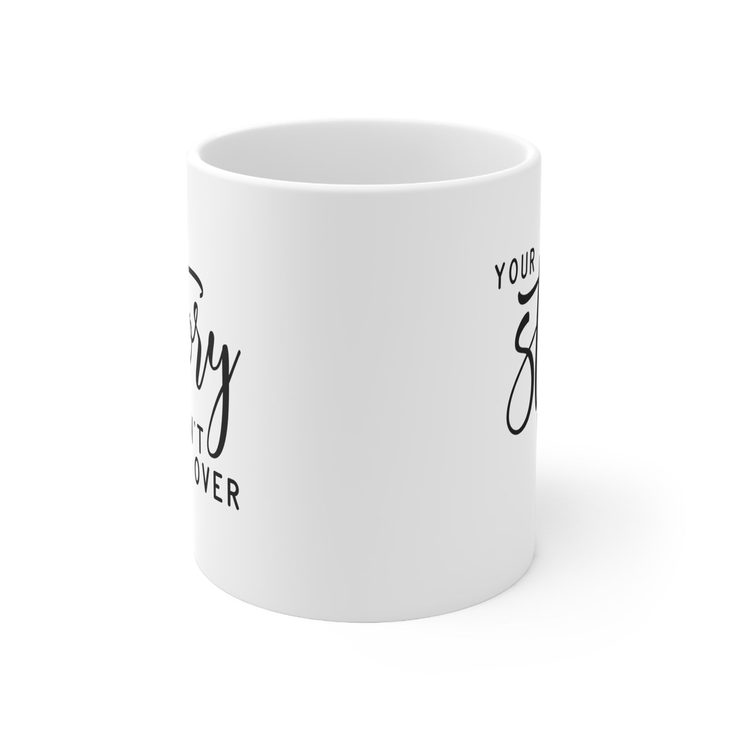 Tu historia no termina la taza de 11 oz