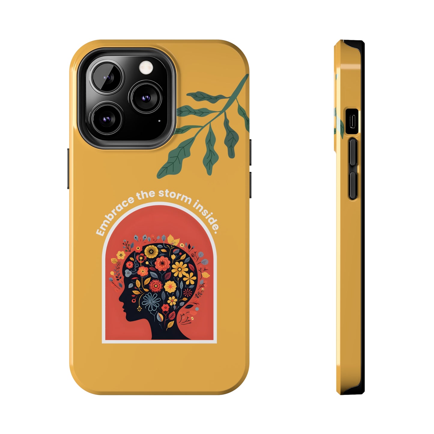 Embrace the Storm Inside Inspirational iPhone Case