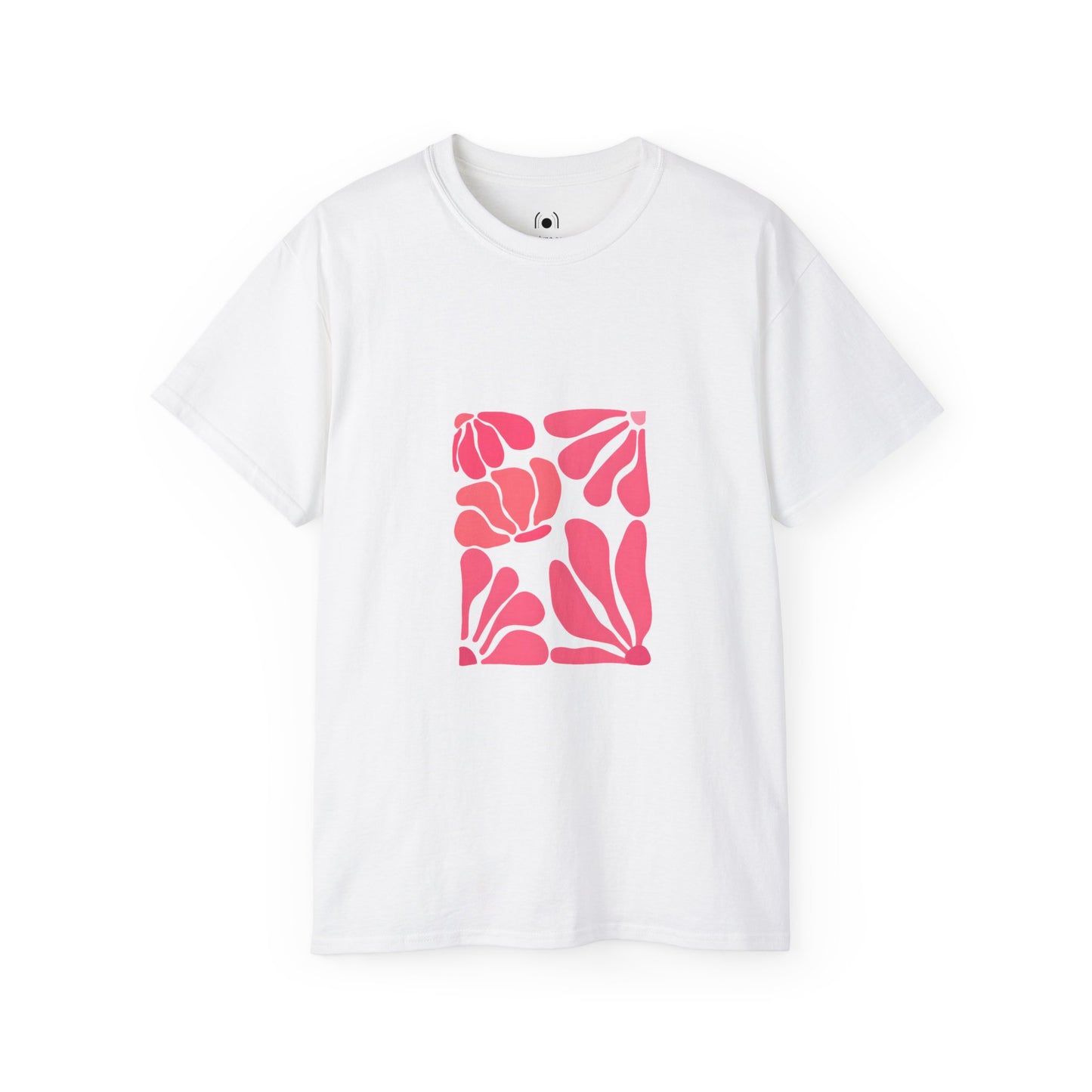 Pink Floral Unisex Ultra Cotton T-shirt