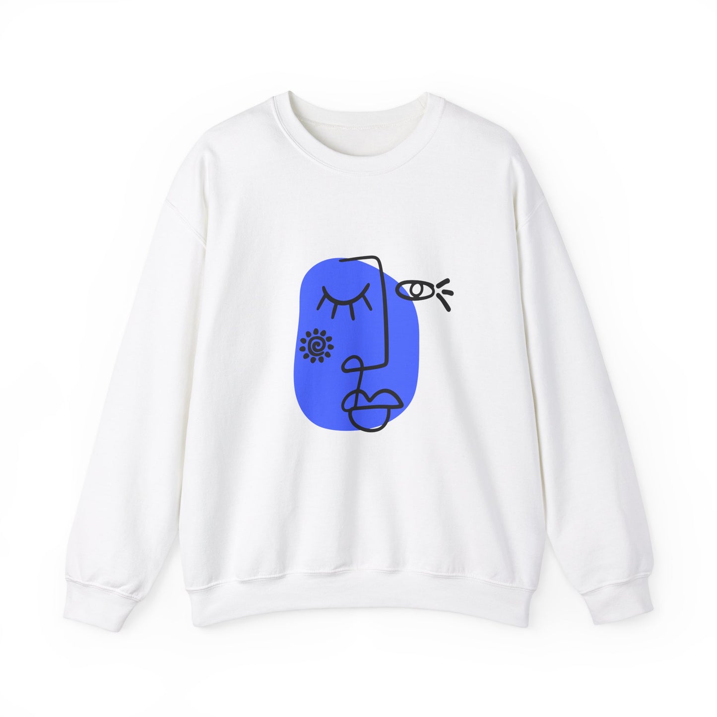 Modern Art Minimalistic Unisex Heavy Blend™ Crewneck Sweatshirt