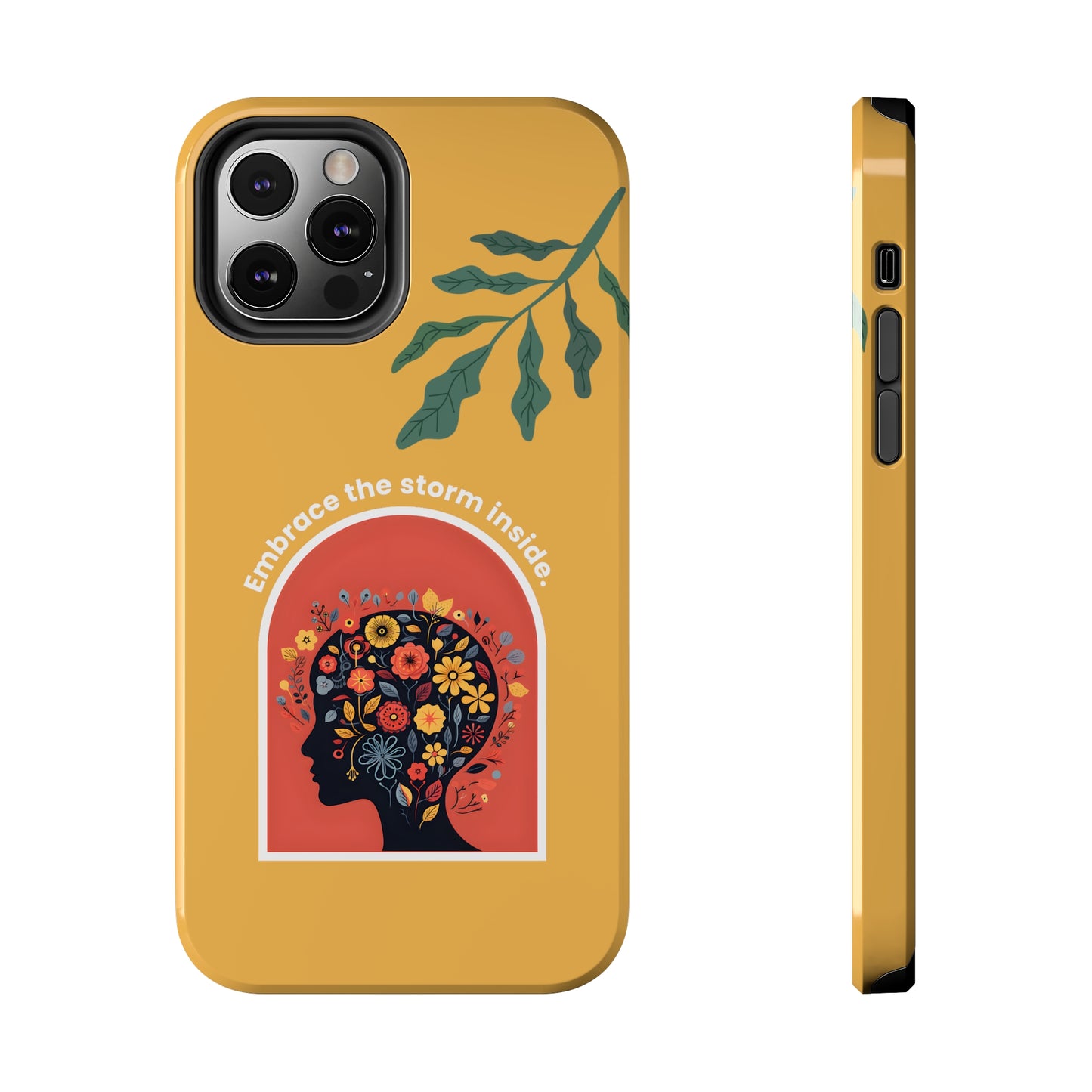 Embrace the Storm Inside Inspirational iPhone Case