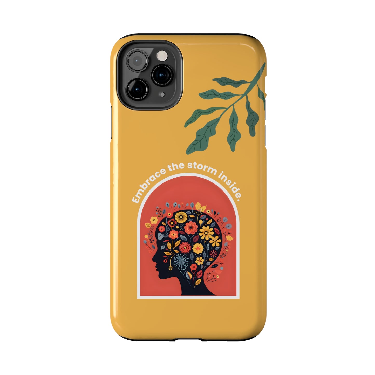 Embrace the Storm Inside Inspirational iPhone Case