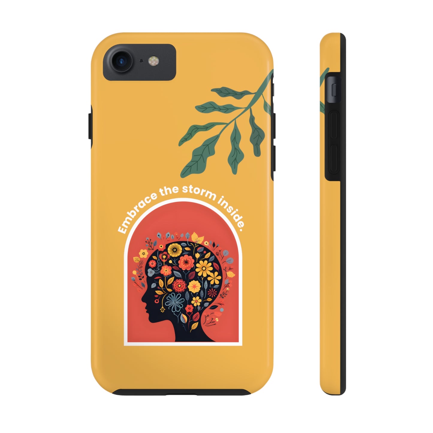 Embrace the Storm Inside Inspirational iPhone Case