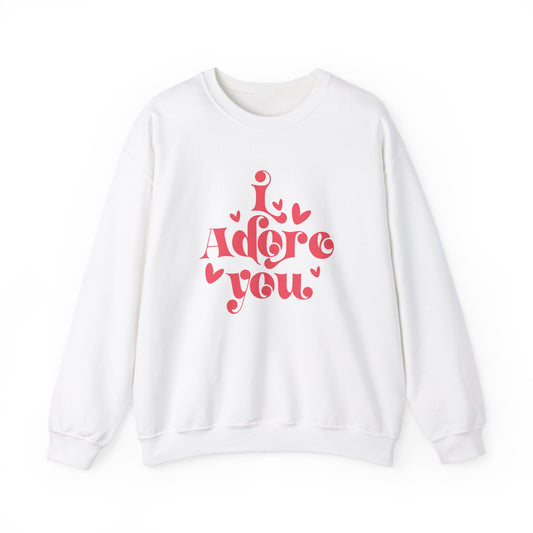 I adore you Unisex Heavy Blend™ Crewneck Sweatshirt