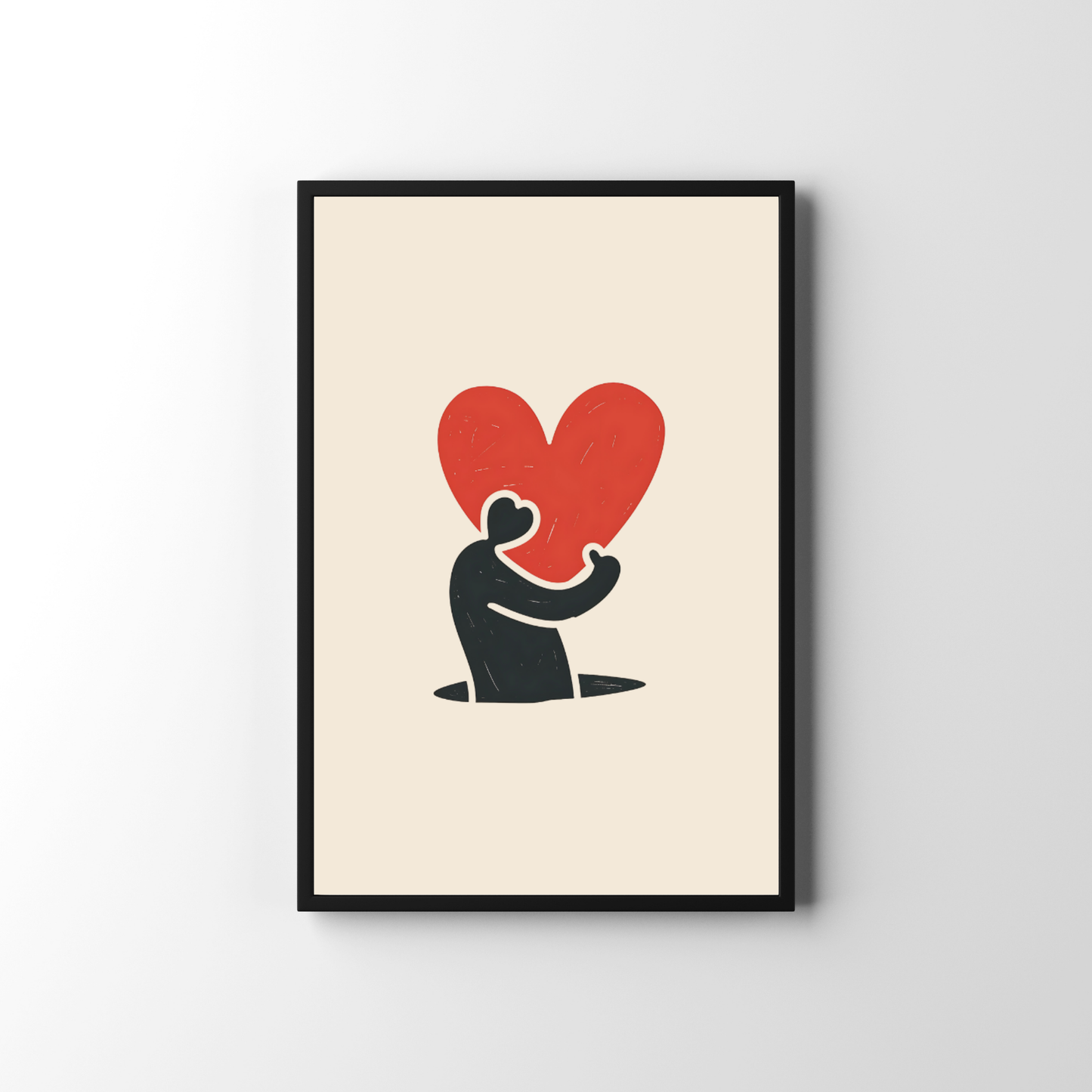 Love Hug Digital Poster