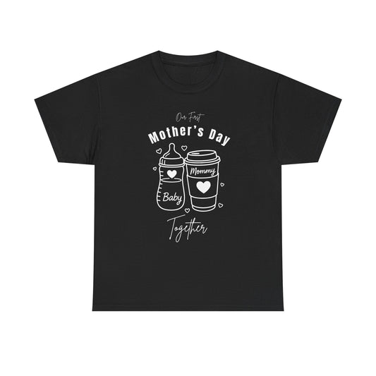 1st Mother’s Day Mommy T-Shirt - Matching Outfit for Baby & New Moms
