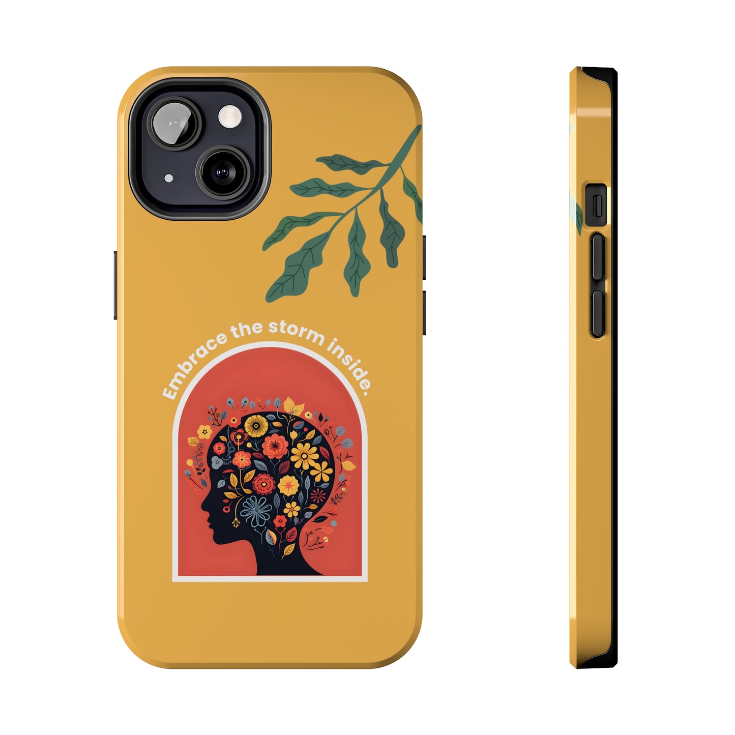 Embrace the Storm Inside Inspirational iPhone Case