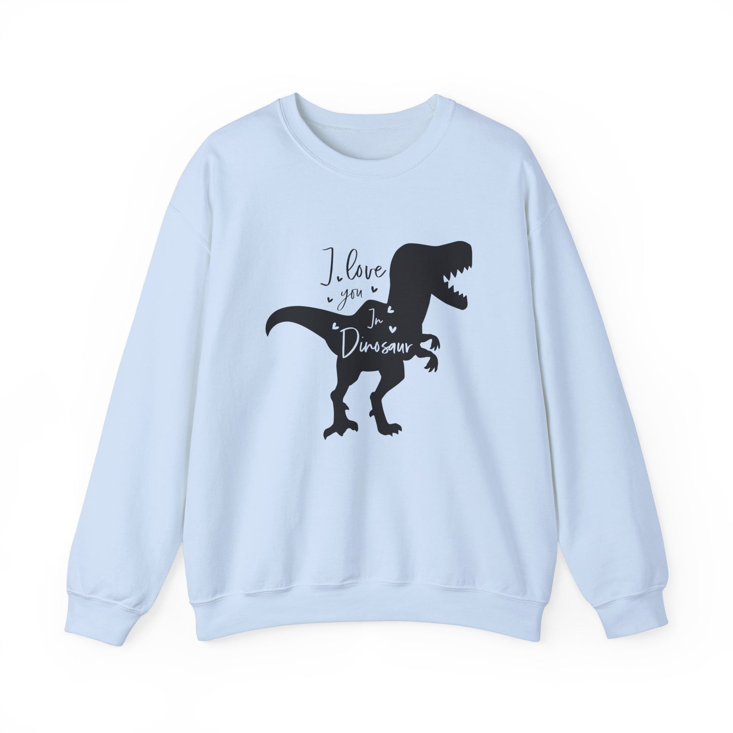 Je t'aime Dinosaure Unisex Heavy Blend™ Crewneck Sweatshirt