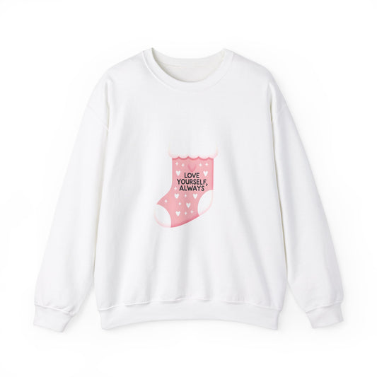 Bas de Noël Sweat-shirt unisexe Heavy Blend™ Crewneck