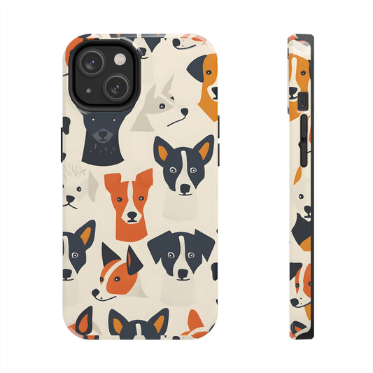 Cute Dog Illustration iPhone Case