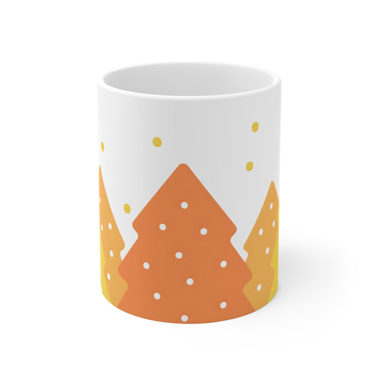 Tasse 11oz oranger de Noël