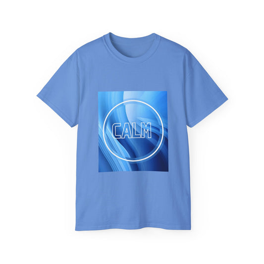 Blue Aura Calm Unisex Ultra Cotton T-Shirt