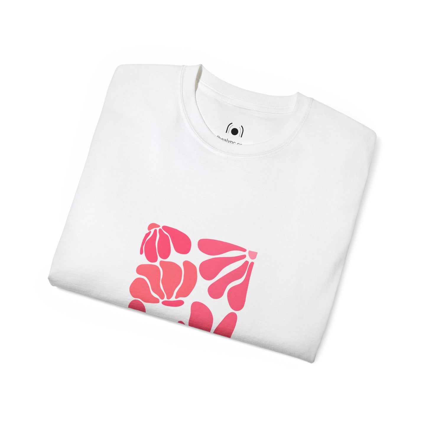 Pink Floral Unisex Ultra Cotton T-shirt