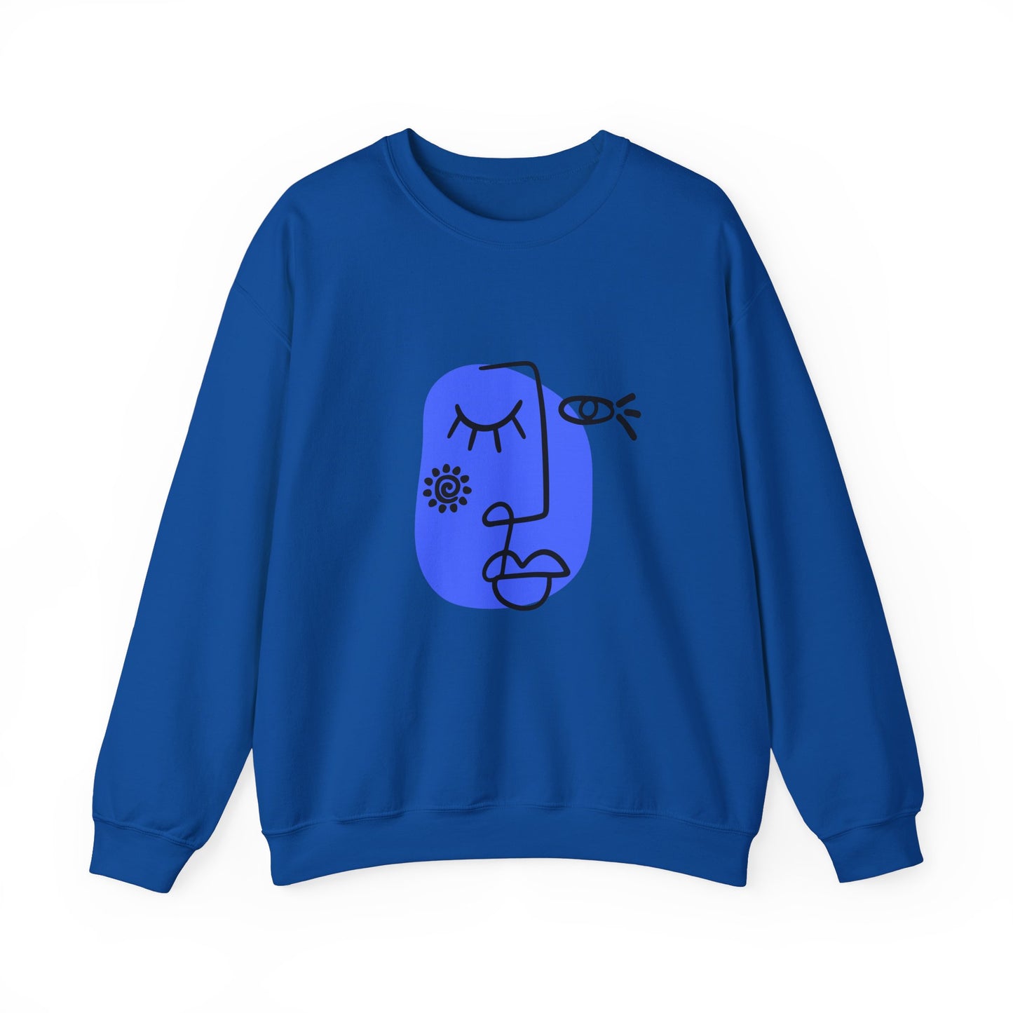 Modern Art Minimalistic Unisex Heavy Blend™ Crewneck Sweatshirt