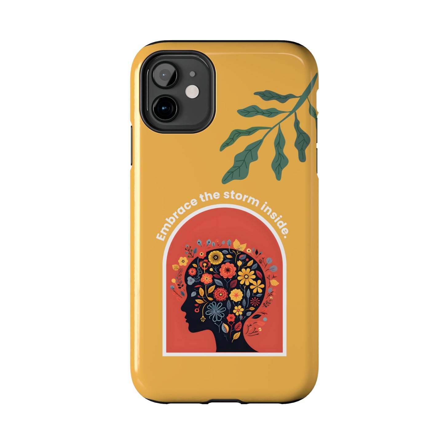 Embrace the Storm Inside Inspirational iPhone Case