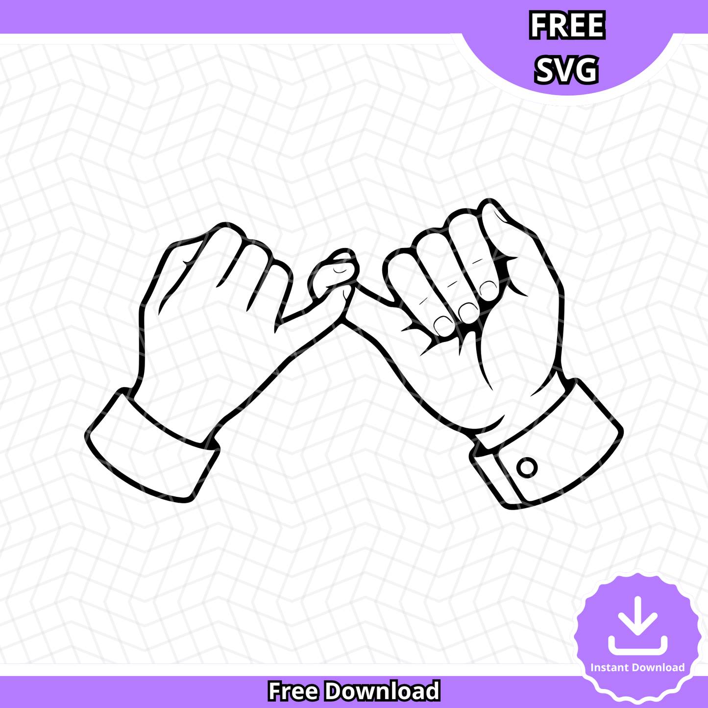 Pinky Promise SVG (Free Download)