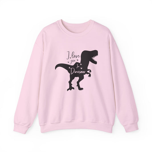 Je t'aime Dinosaure Unisex Heavy Blend™ Crewneck Sweatshirt