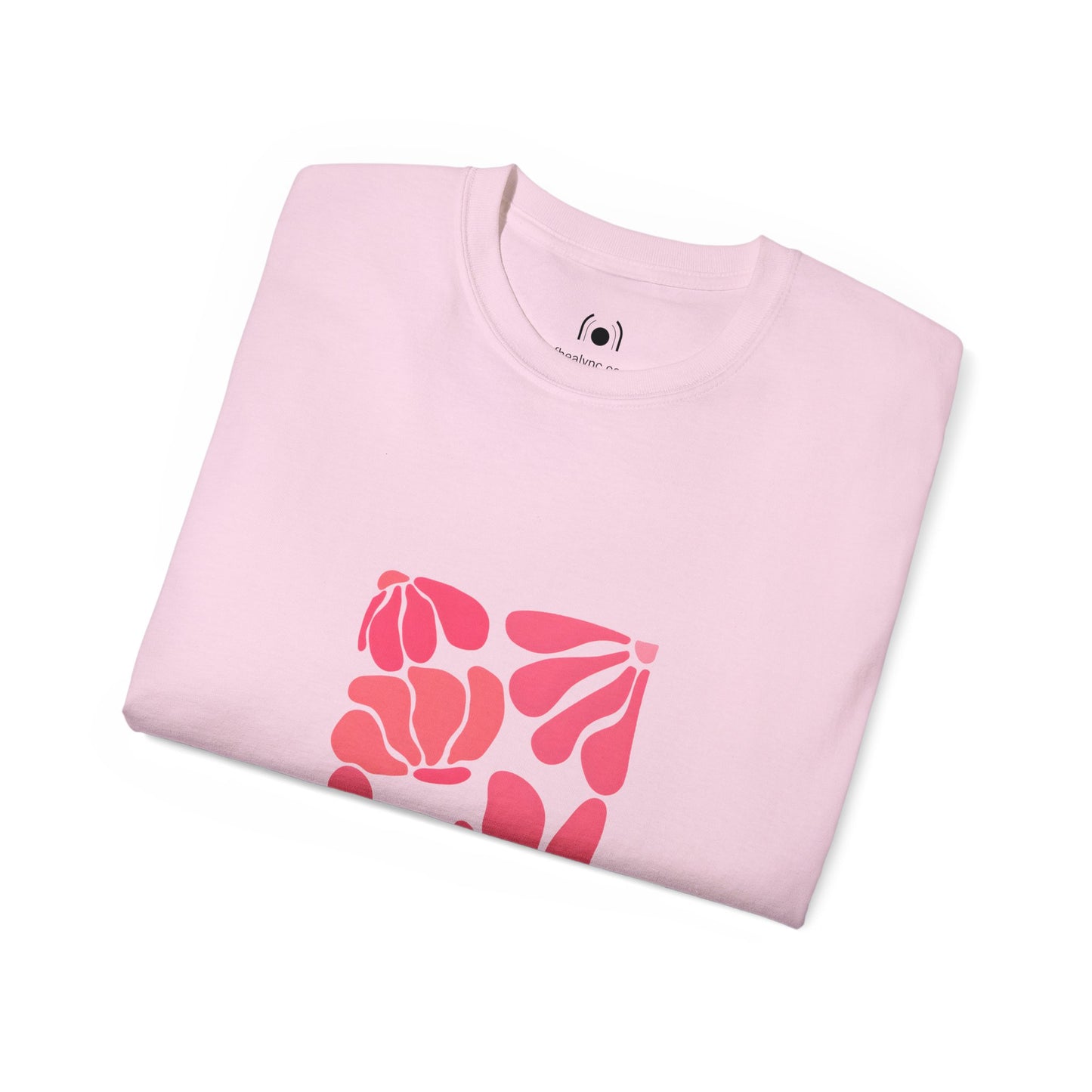 Pink Floral Unisex Ultra Cotton T-shirt