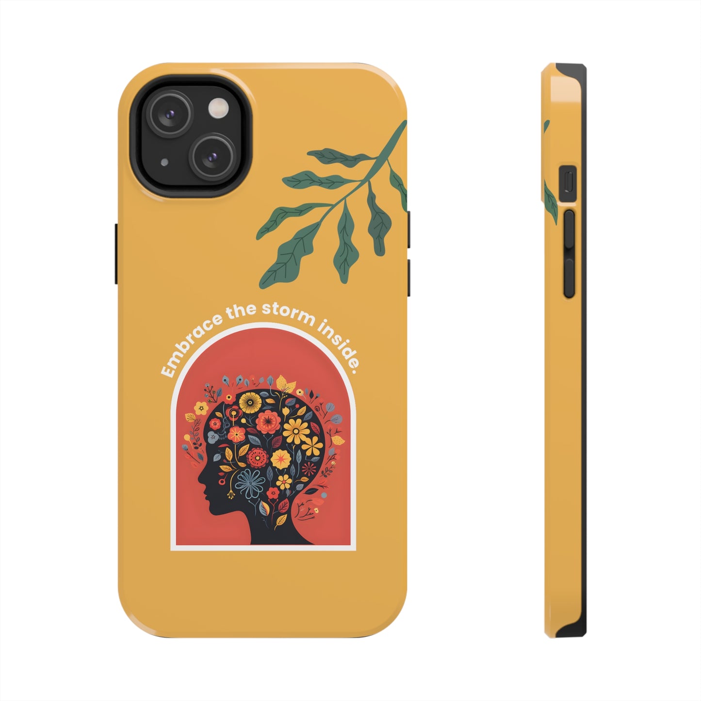 Embrace the Storm Inside Inspirational iPhone Case