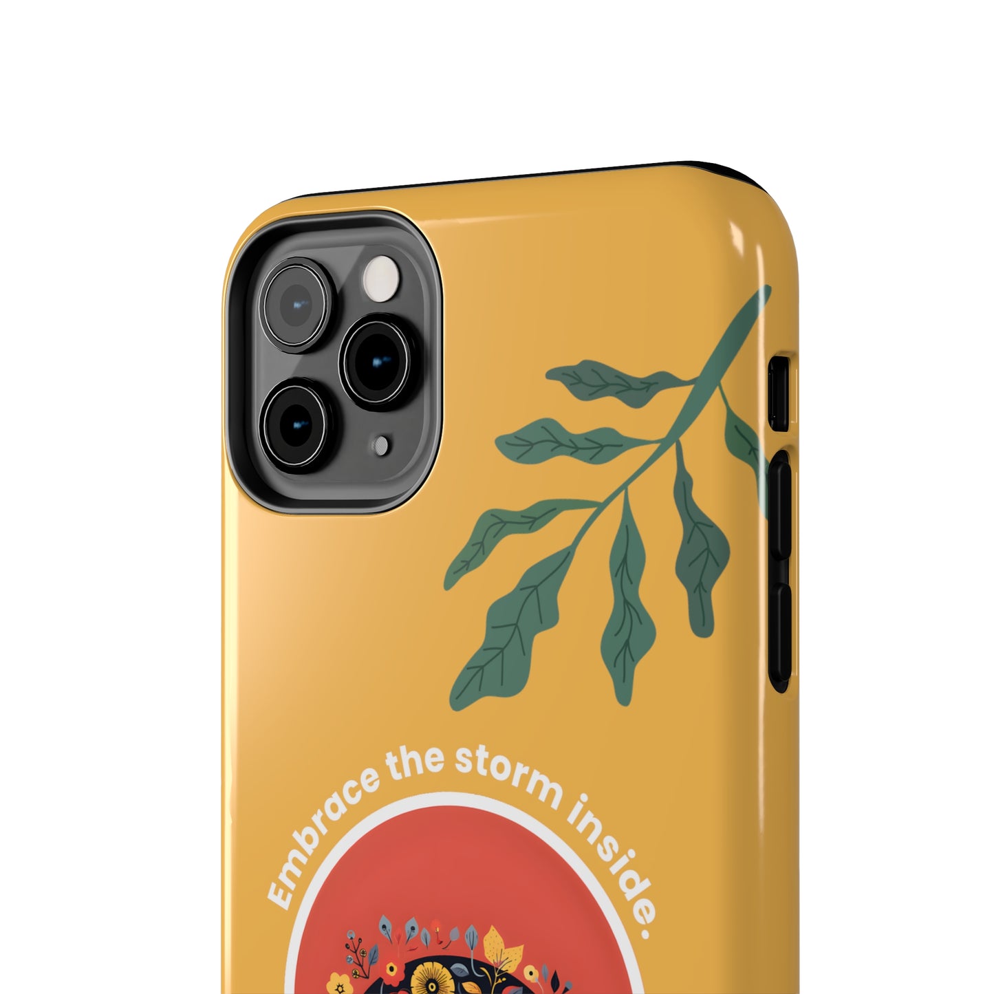 Embrace the Storm Inside Inspirational iPhone Case