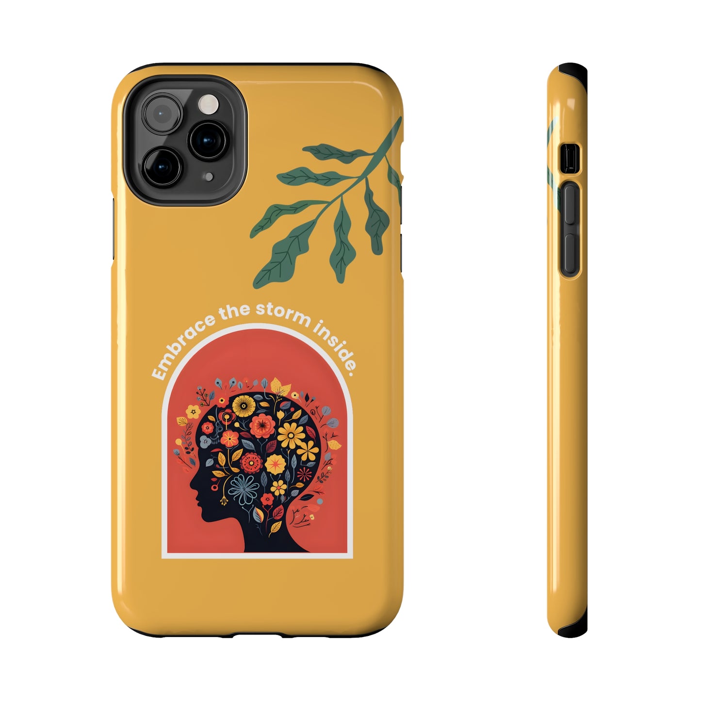 Embrace the Storm Inside Inspirational iPhone Case