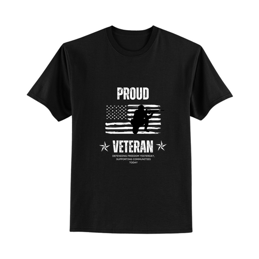 Proud Veteran T-Shirt | Honoring Service and Supporting Communities Tee