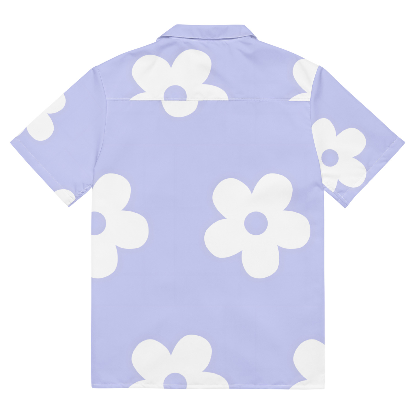 Floral Lavender Unisex button shirt