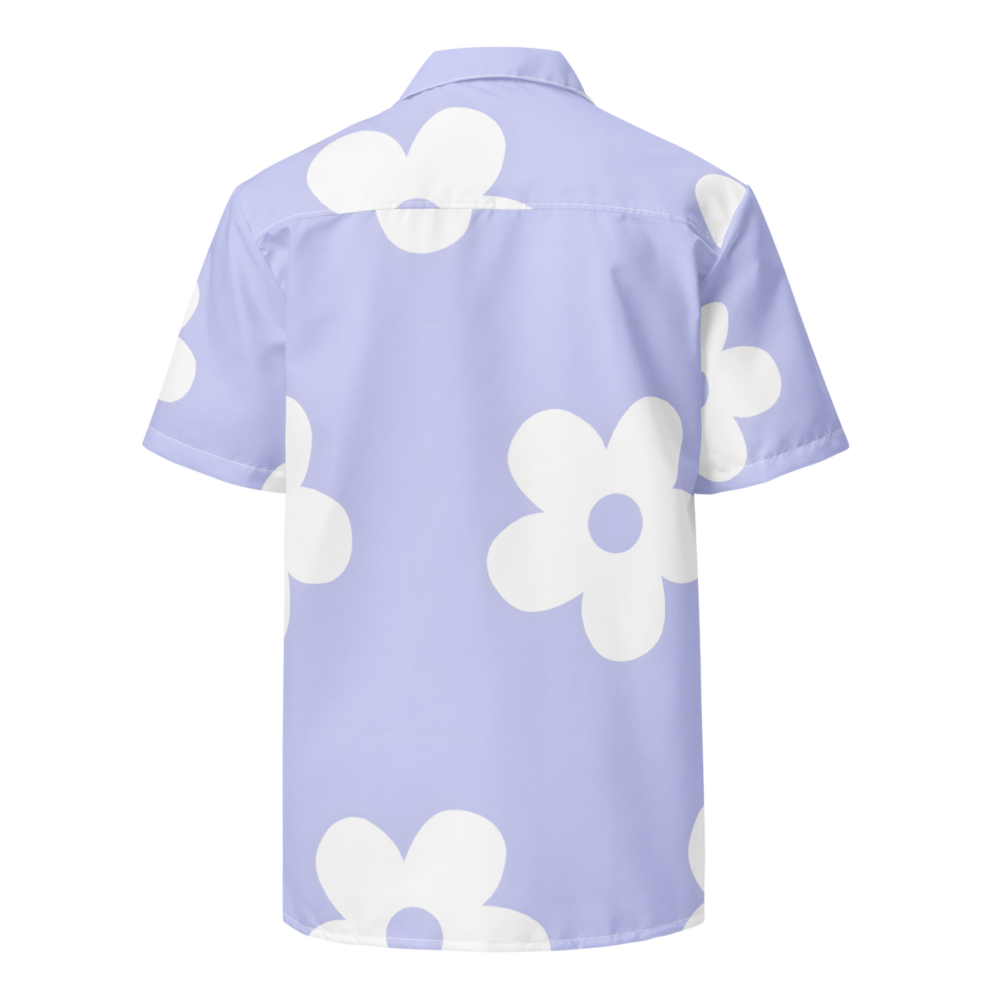 Floral Lavender Unisex button shirt