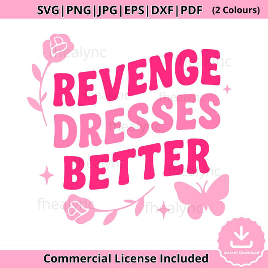 Sassy Girl Power SVG: Pink Butterfly Rose Design (Digital Download)